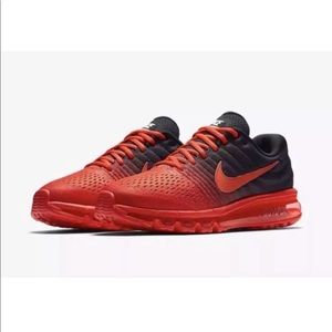 Nike Air Max 2017 Bright Black Crimson Men Shoes